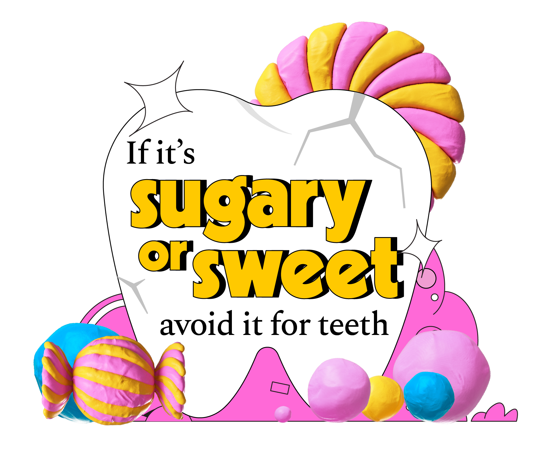 If it's sugary or sweet, avoid it for teeth