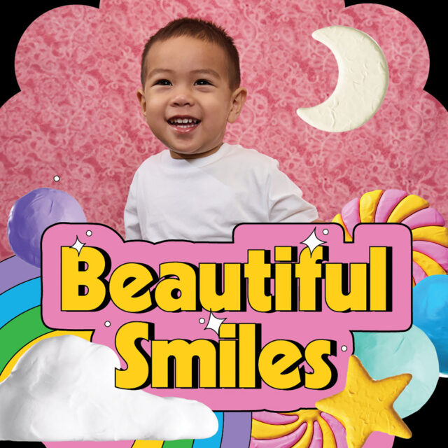 Beautiful Smiles board book cover showing a smiling child